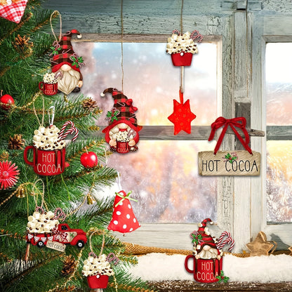 Feestelijke Blijdschap Ornament Set – Voor een Gezellige Sfeer