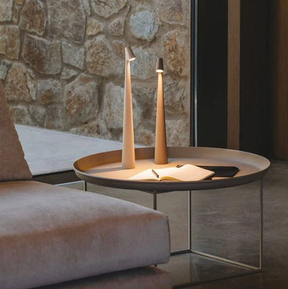 Draadloze LED Tafellamp – Scandinavisch Design met Touchbediening