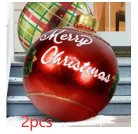 Grote Opblaasbare Kerstbal voor Buiten, 60 cm, Meerkleurig