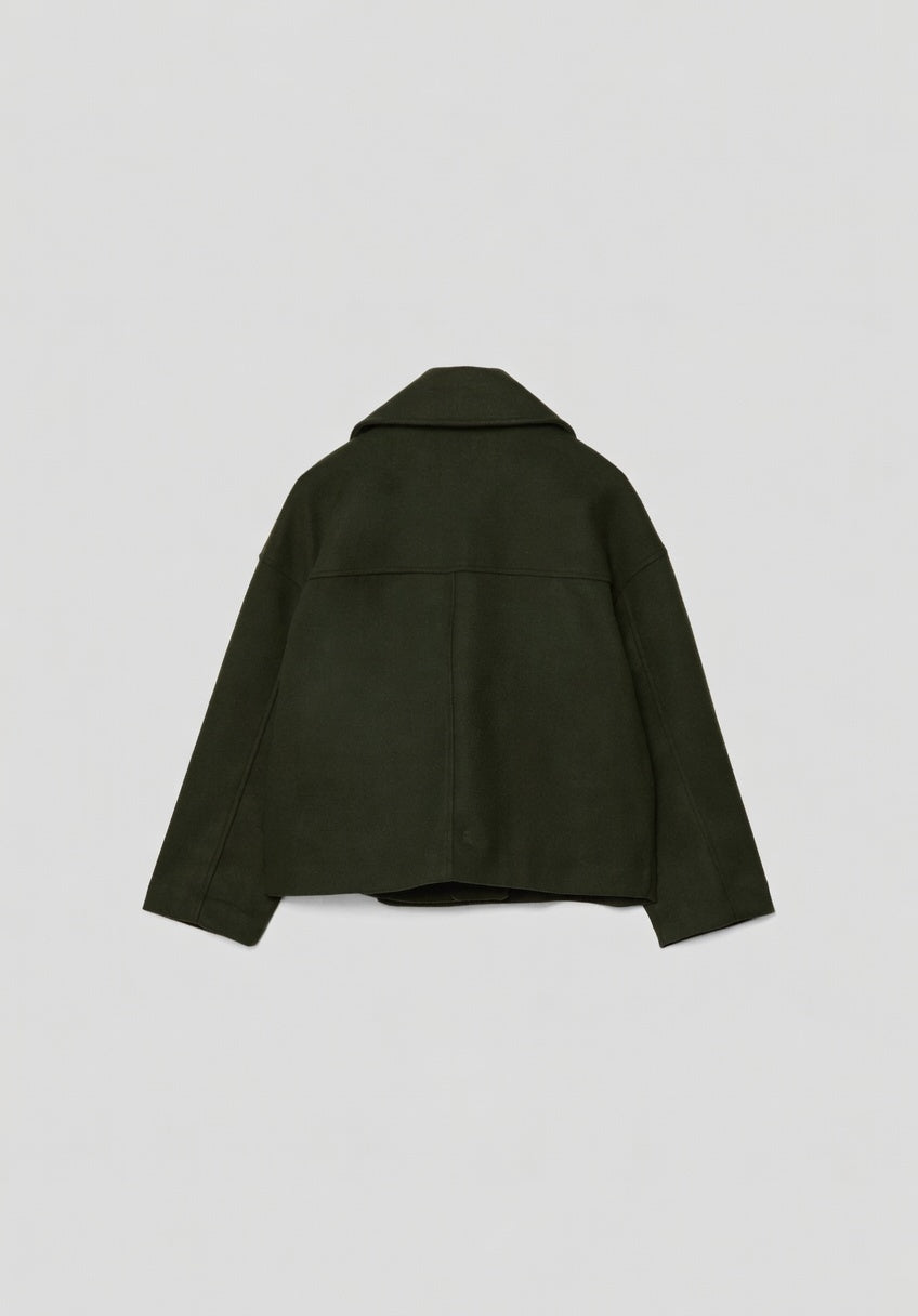 Valmira Korte Double-Breasted Jas voor Dames