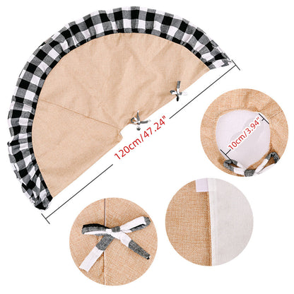 Kerstboomrok – 120 cm Decoratieve Boomrok voor Kerst