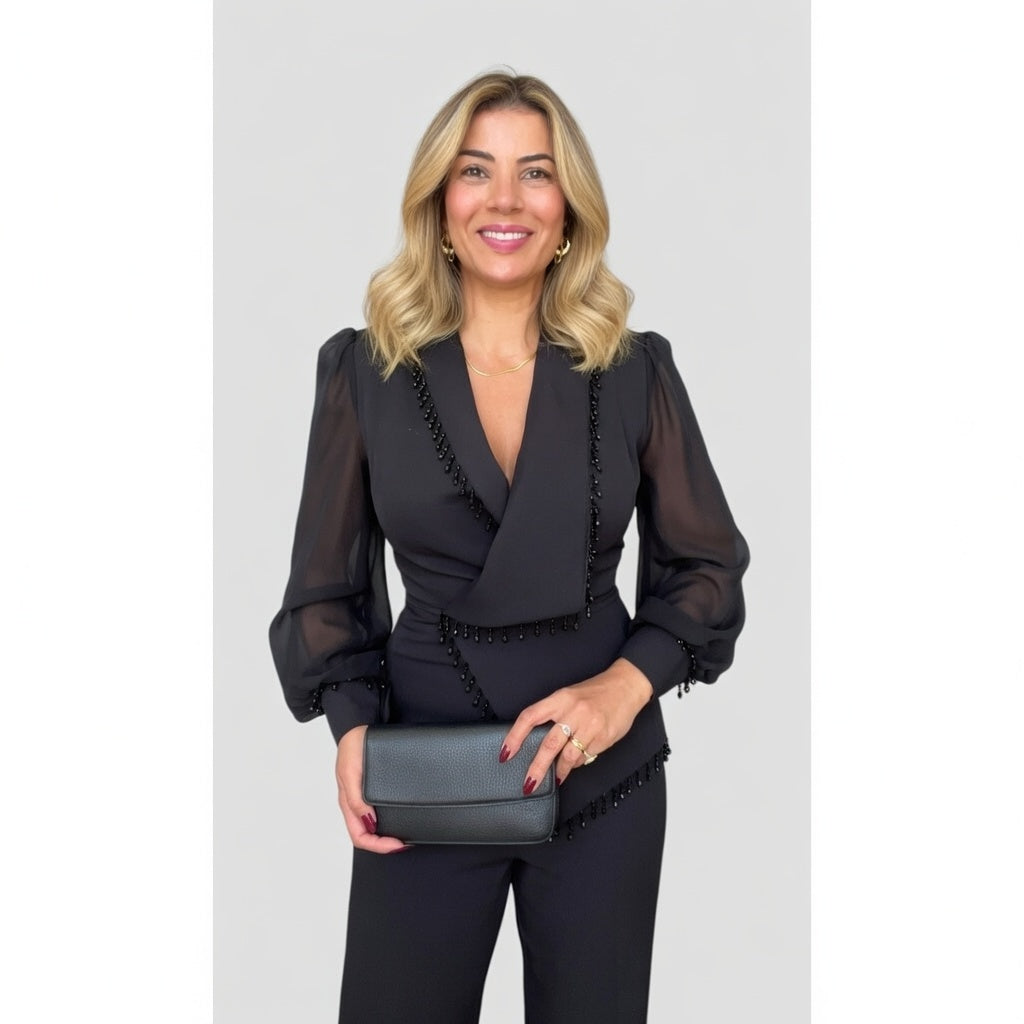 Elegant Dames Blazerpak Marilou – Tweedelige Blazer en Broek Set