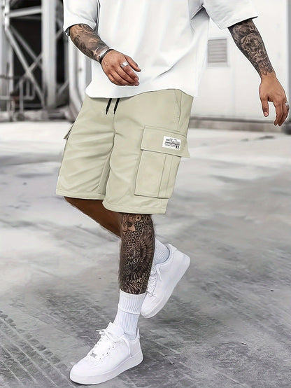 Stoere heren cargoshort Veyron met ruime zakken voor zomer
