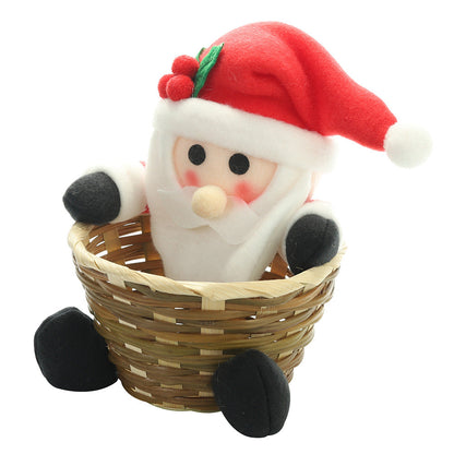 Kerst Snoepmandje – Klein Mandje voor Kinderen en Feestdecoratie