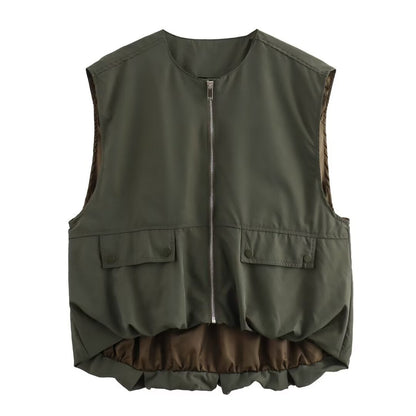 LichtFlow Dames Gilet met Luchtige Pasvorm en Tijdloze Stijl