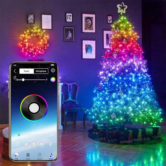 Slimme LED Kerstverlichting 10 of 20 Meter met App en Muziek