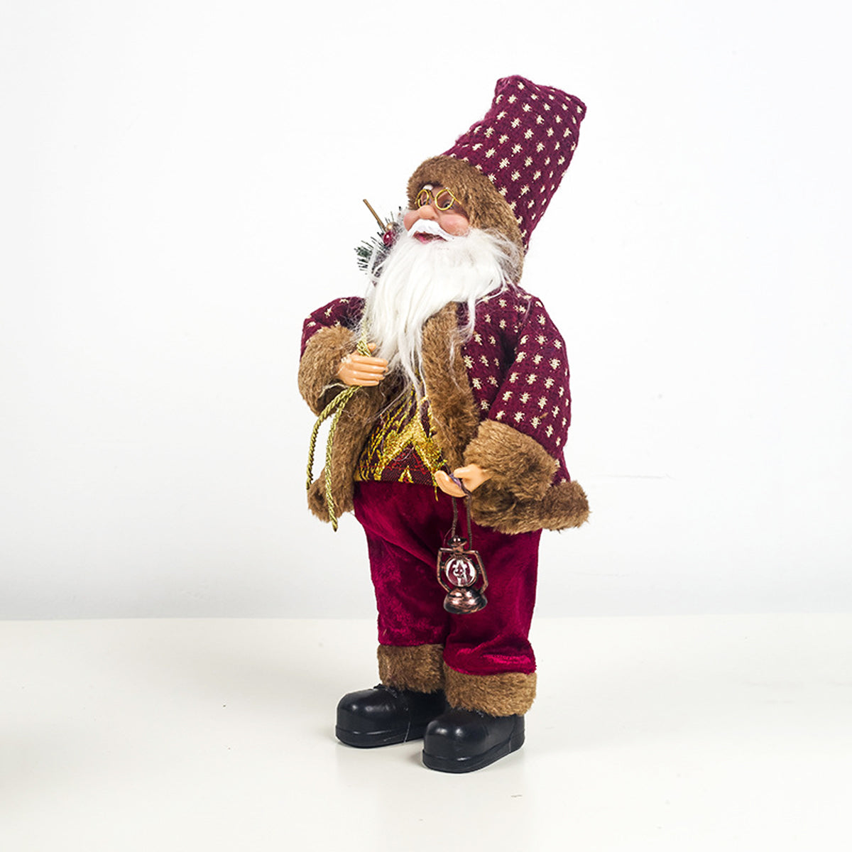 Kerstman Noël Decoratiepop – Staande en Zittende Kerstfiguur