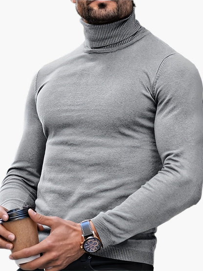 Heren klassieke poloshirt – elegante en veelzijdige gebreide trui voor dagelijks gebruik en werk