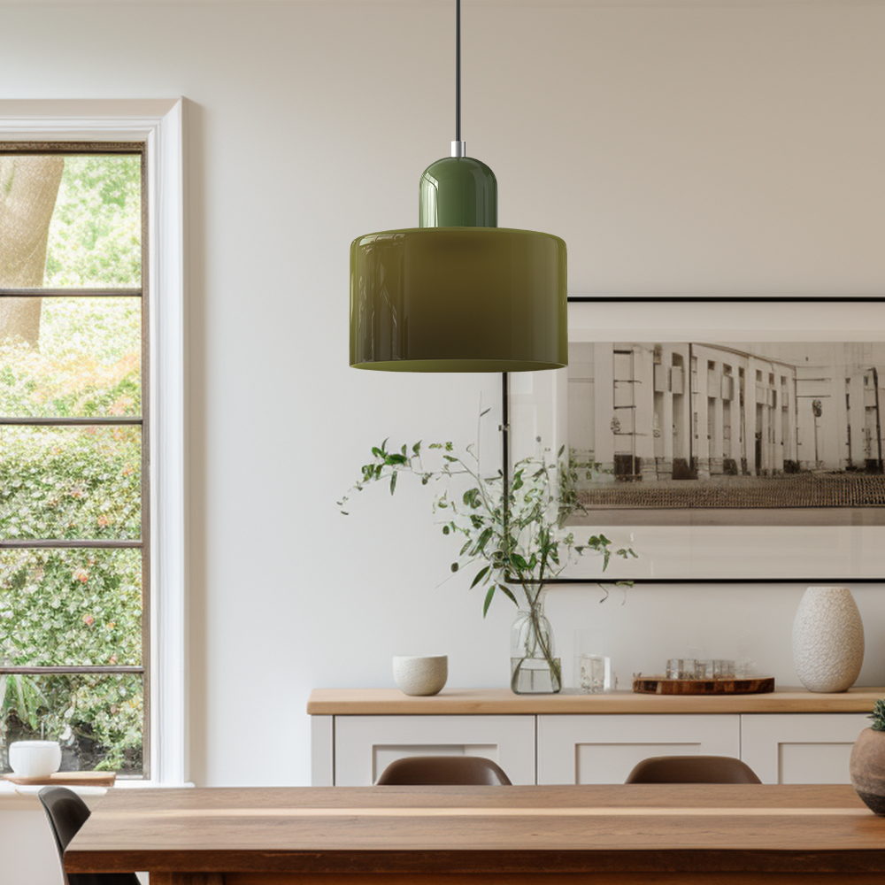 Bauhaus Glas Hanglamp | Modern Klotdesign | Verstelbare Hanglamp | Brick by Brick