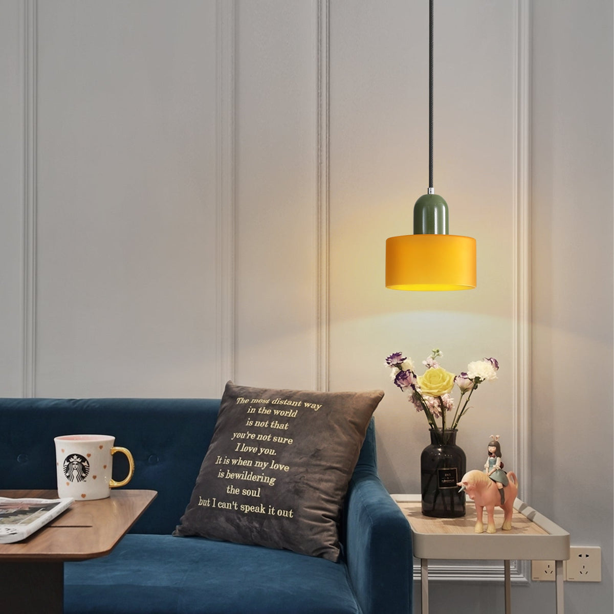 Bauhaus Glas Hanglamp | Modern Klotdesign | Verstelbare Hanglamp | Brick by Brick