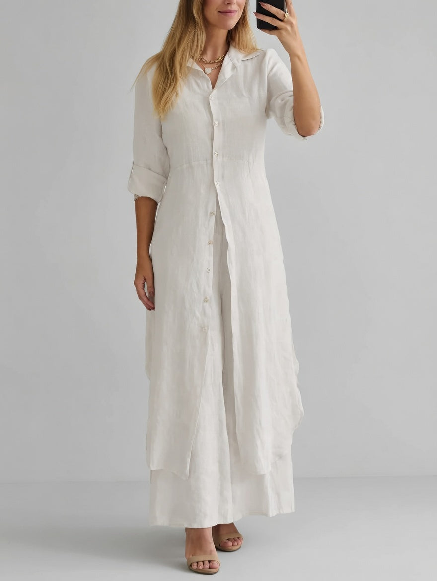 Elvara Luchtige Dames Zomerset met Top en Broek