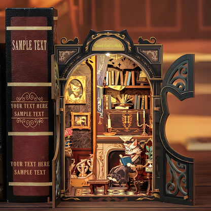 Miniatuur Uilenboekhandel Bouwpakket met Verlichting – 3D Puzzel