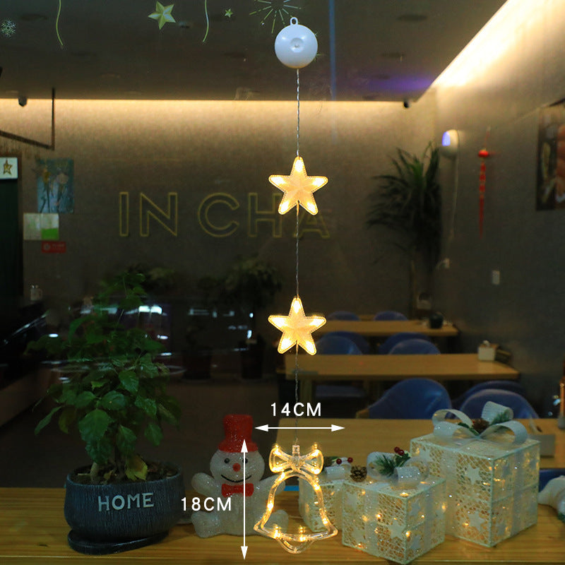 Kerst Raamverlichting met Zuignap – 10 LED Warmwit Licht IP44