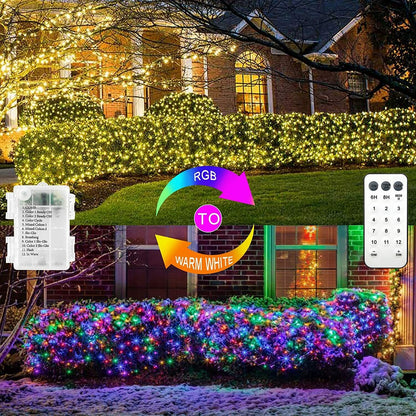 Lichtgloed Nova – LED Kerstlichtslinger met 12 Lichtmodi voor Binnen en Buiten