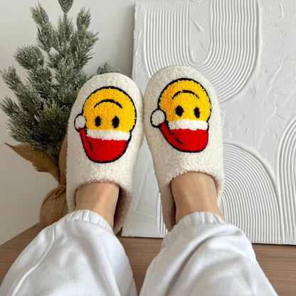 Kerstknus Dames Pantoffels – Warme Kerstpantoffels met Antislip