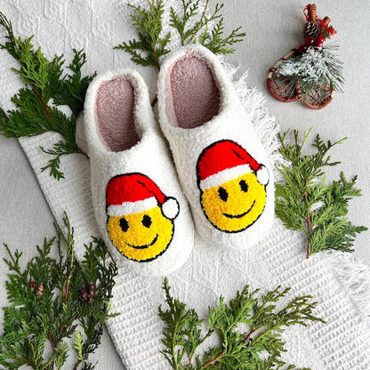 Kerstknus Dames Pantoffels – Warme Kerstpantoffels met Antislip