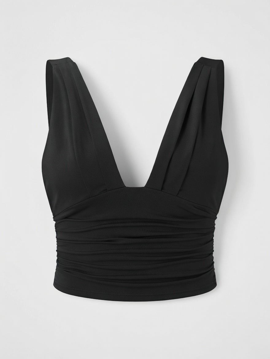 Alvera Mouwloze Top Dames – V-hals Elegante Zomertop