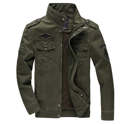 Milan Heren Militaire Jas – Stoer, Warm & Veelzijdig