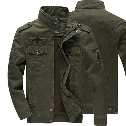 Milan Heren Militaire Jas – Stoer, Warm & Veelzijdig