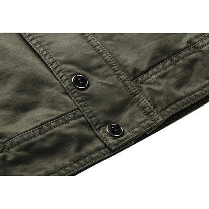 Milan Heren Militaire Jas – Stoer, Warm & Veelzijdig