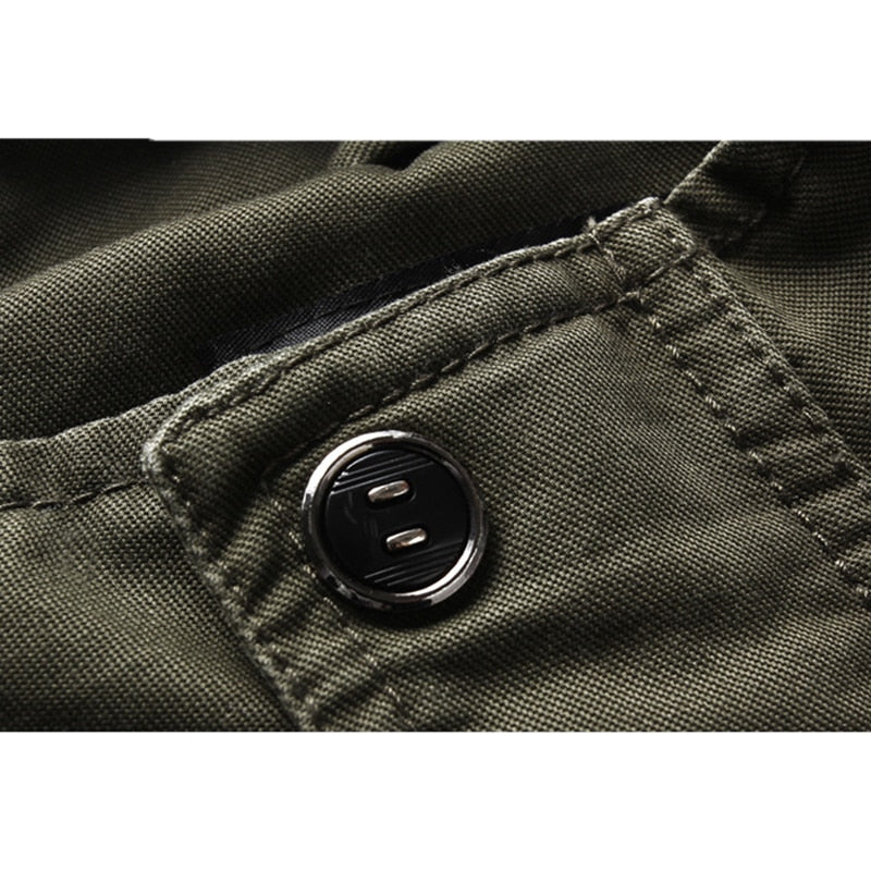 Milan Heren Militaire Jas – Stoer, Warm & Veelzijdig