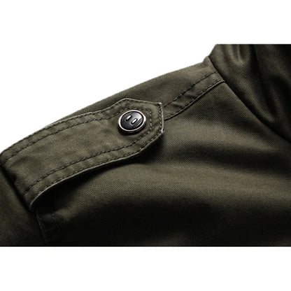 Milan Heren Militaire Jas – Stoer, Warm & Veelzijdig