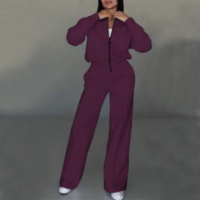 Elara Damespak met Jas en Broek – Elegante Tweedelige Set