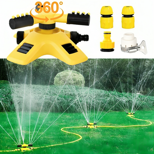 AquaStraal 360 Tuinsproeier Roterend Irrigatiesysteem Gazon Bewatering