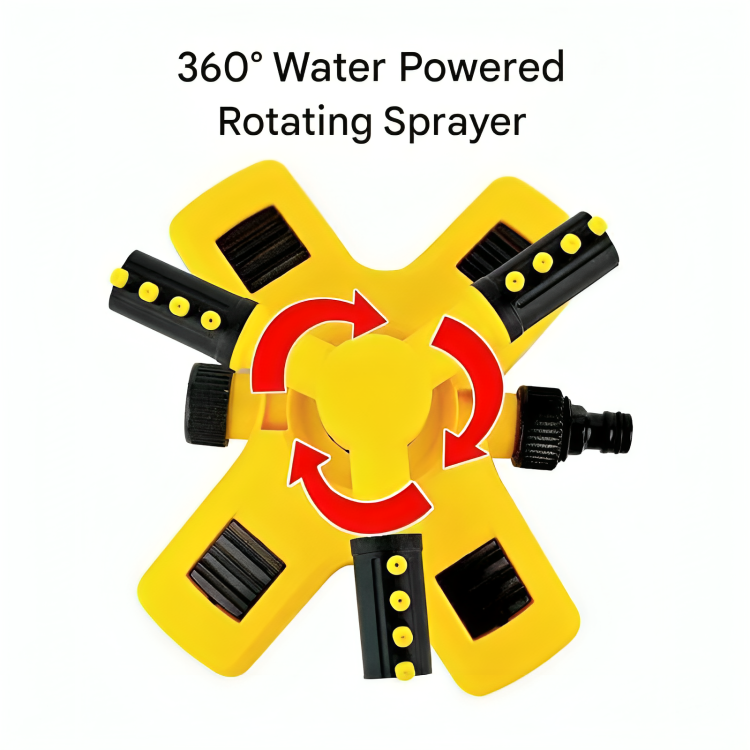 AquaStraal 360 Tuinsproeier Roterend Irrigatiesysteem Gazon Bewatering