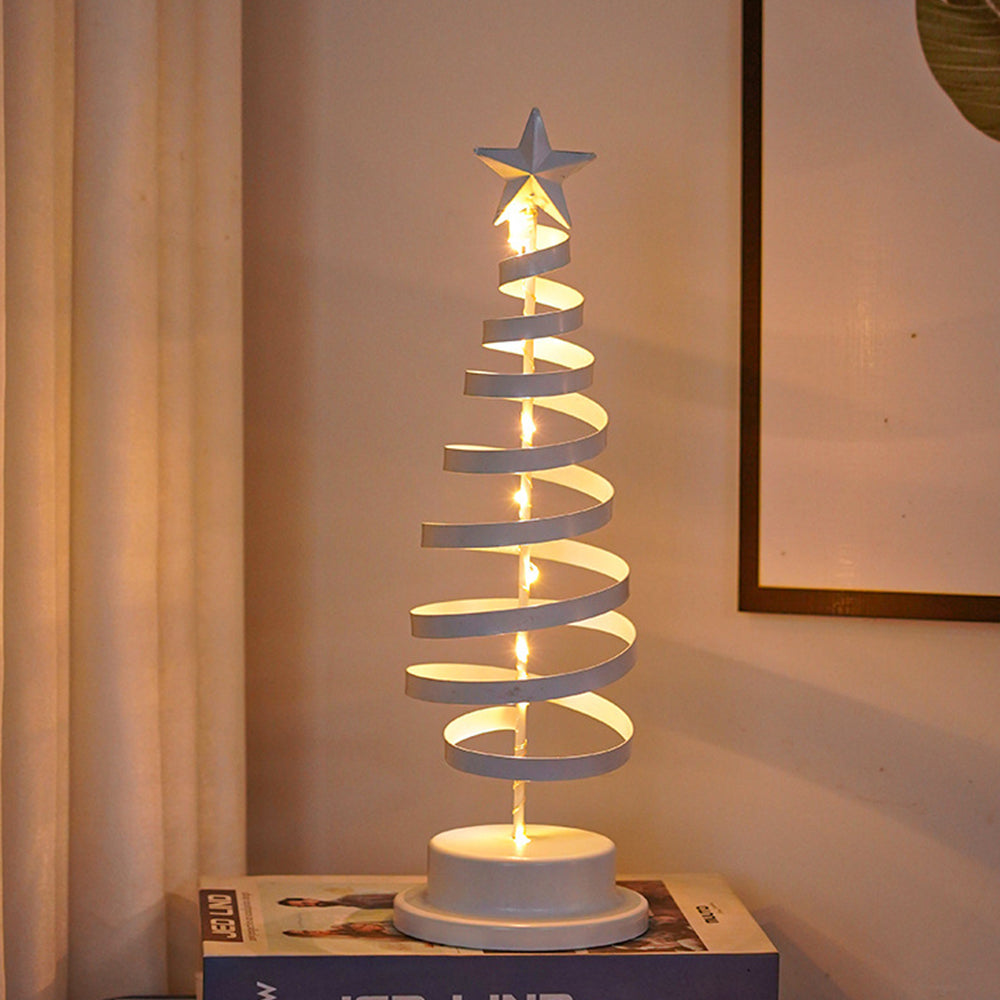 Tafellamp met LED-lampen en metalen boom