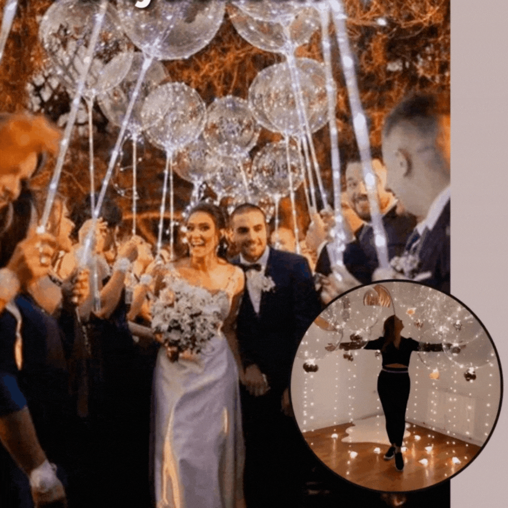 Lichtgevende Feestballonnen met LED – Herbruikbare Decoratie