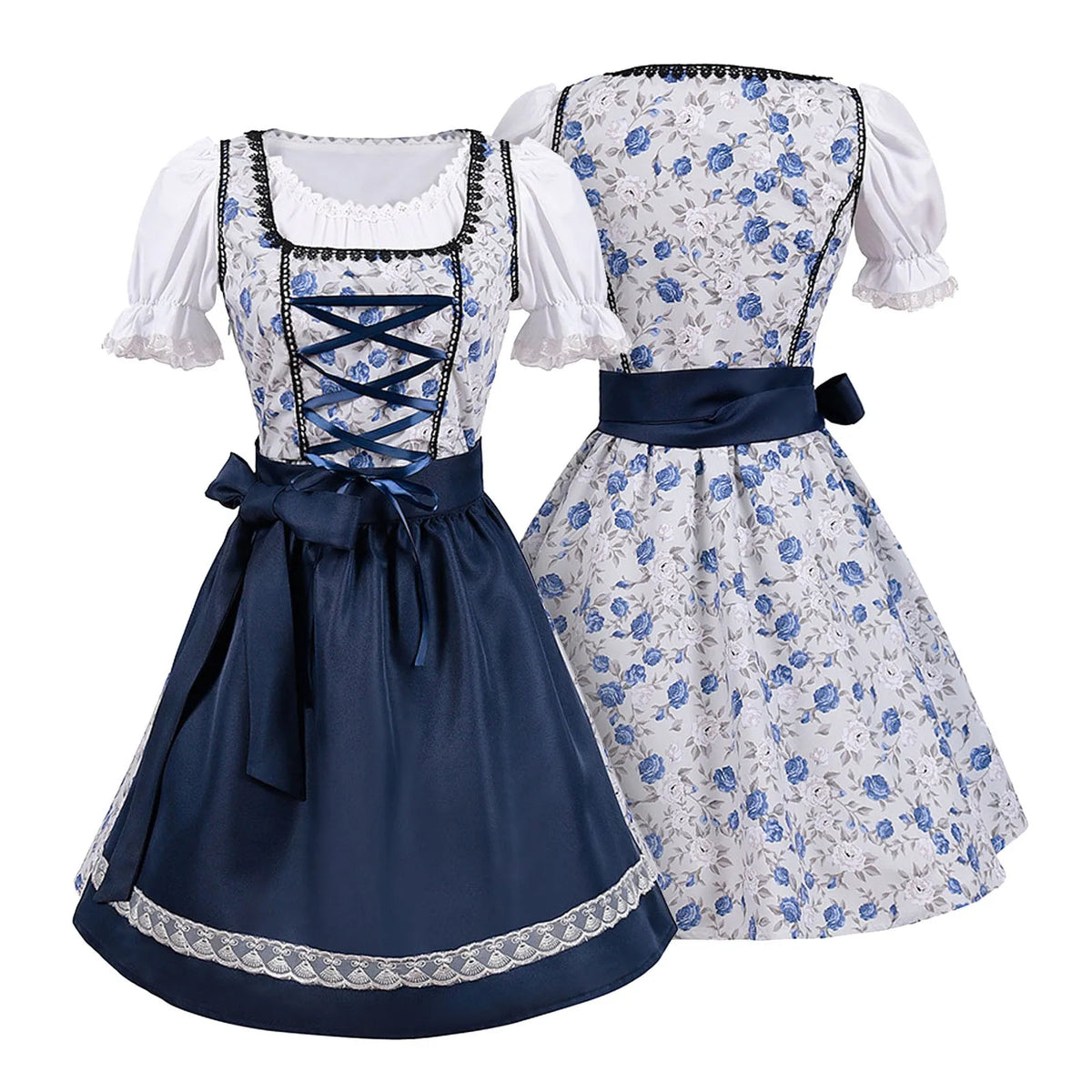 AlpenGlans Beierse Dirndl Jurk voor Oktoberfest en Feest