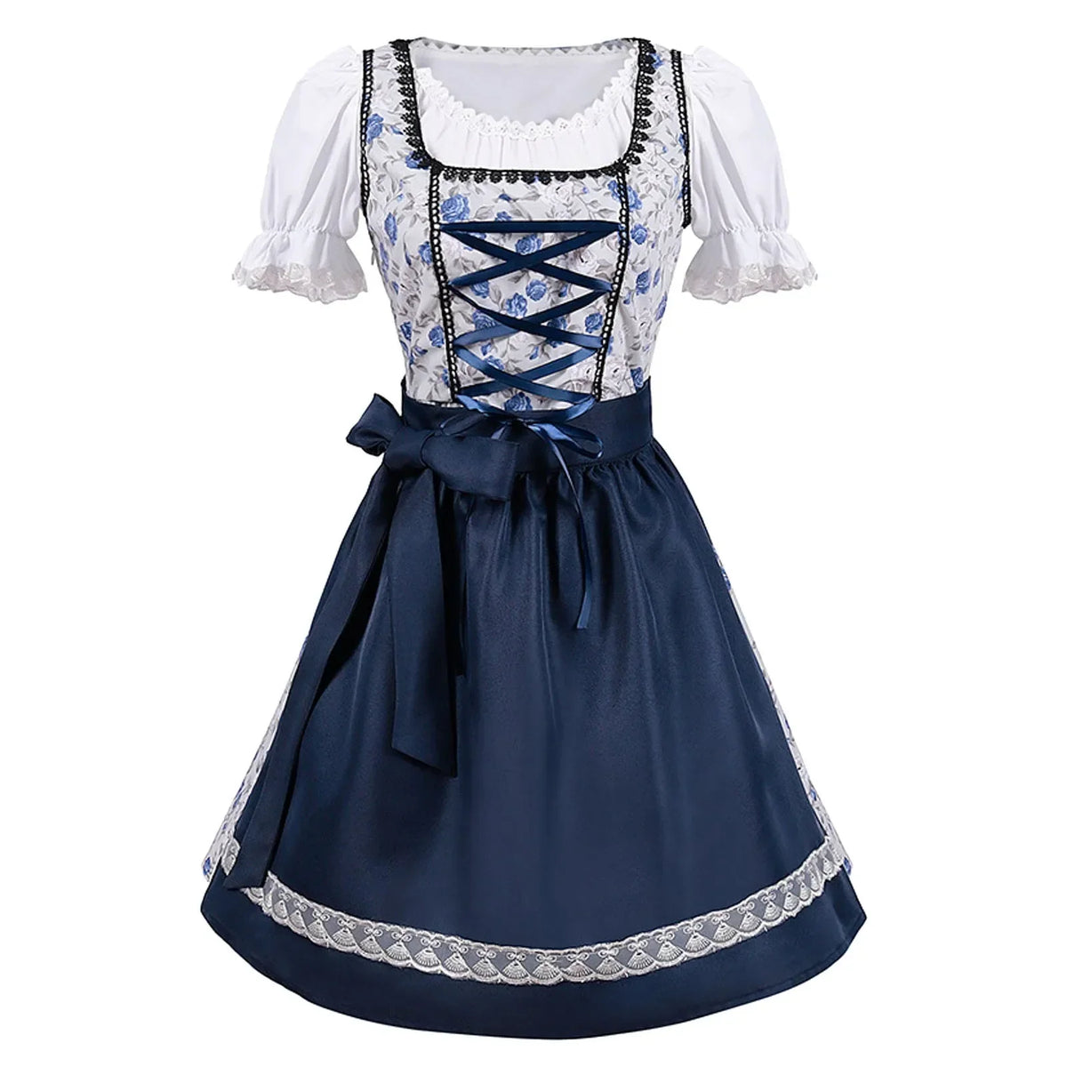 AlpenGlans Beierse Dirndl Jurk voor Oktoberfest en Feest