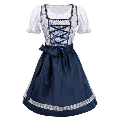 AlpenGlans Beierse Dirndl Jurk voor Oktoberfest en Feest