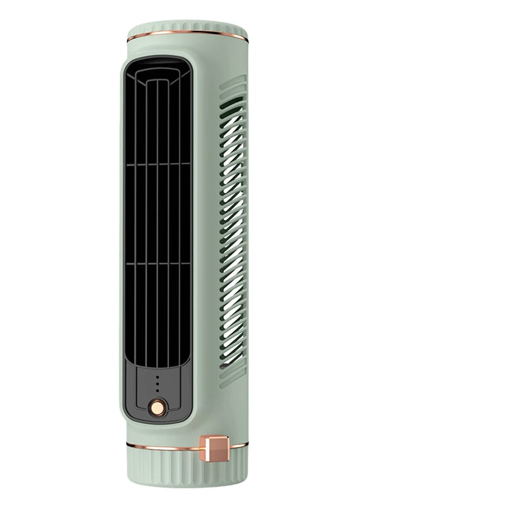 StilLucht Mini Bladloze Torenventilator USB Oplaadbaar Draagbaar