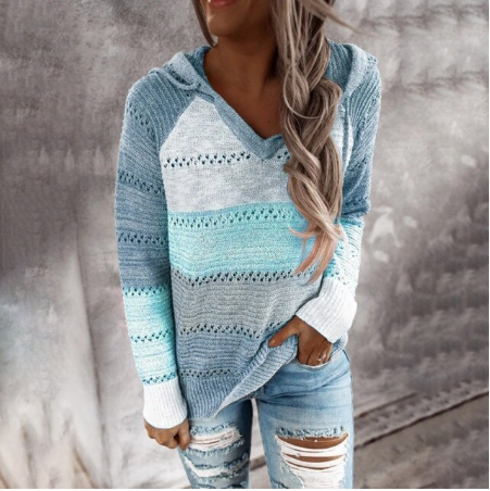 Lentestijl – Casual Dames Sweater met Lange Mouwen