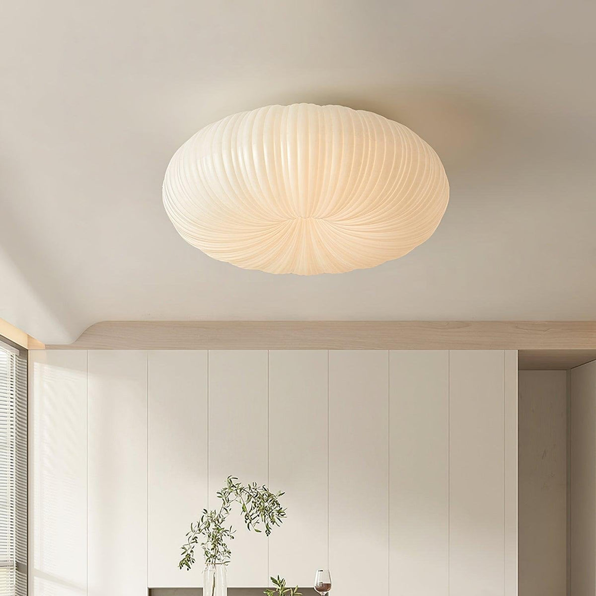RondePompoen LED Plafondlamp met Dimbare Afstandsbediening