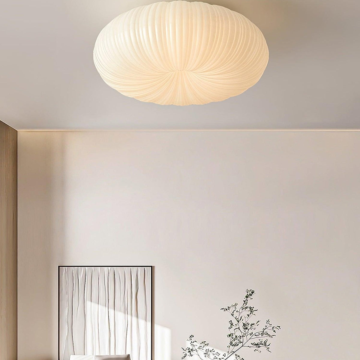 RondePompoen LED Plafondlamp met Dimbare Afstandsbediening