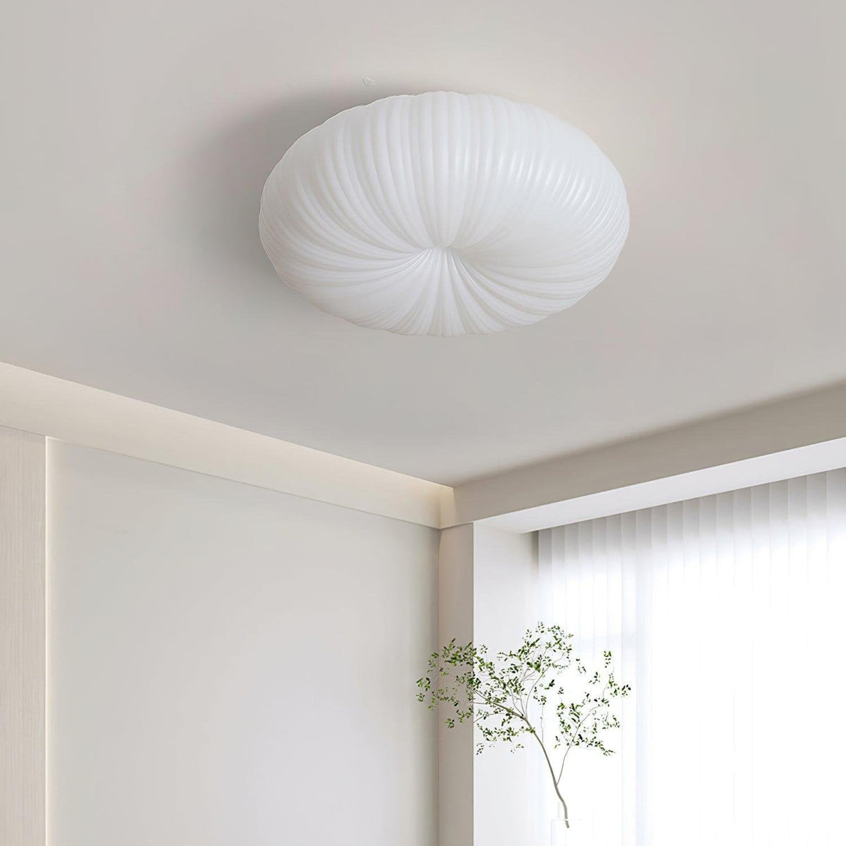 RondePompoen LED Plafondlamp met Dimbare Afstandsbediening