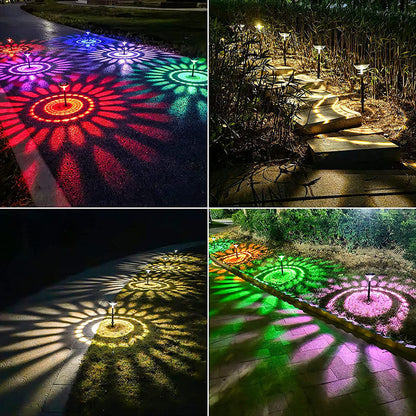Tuinpadverlichting – LED Buitenlamp met Warmwit en Multikleur