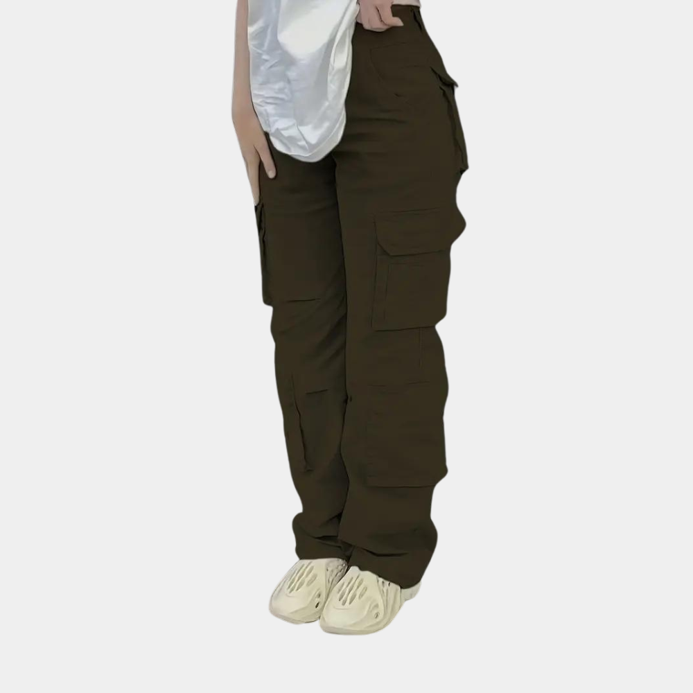 Mariva Dames Cargo Broek Recht Model met Zakken