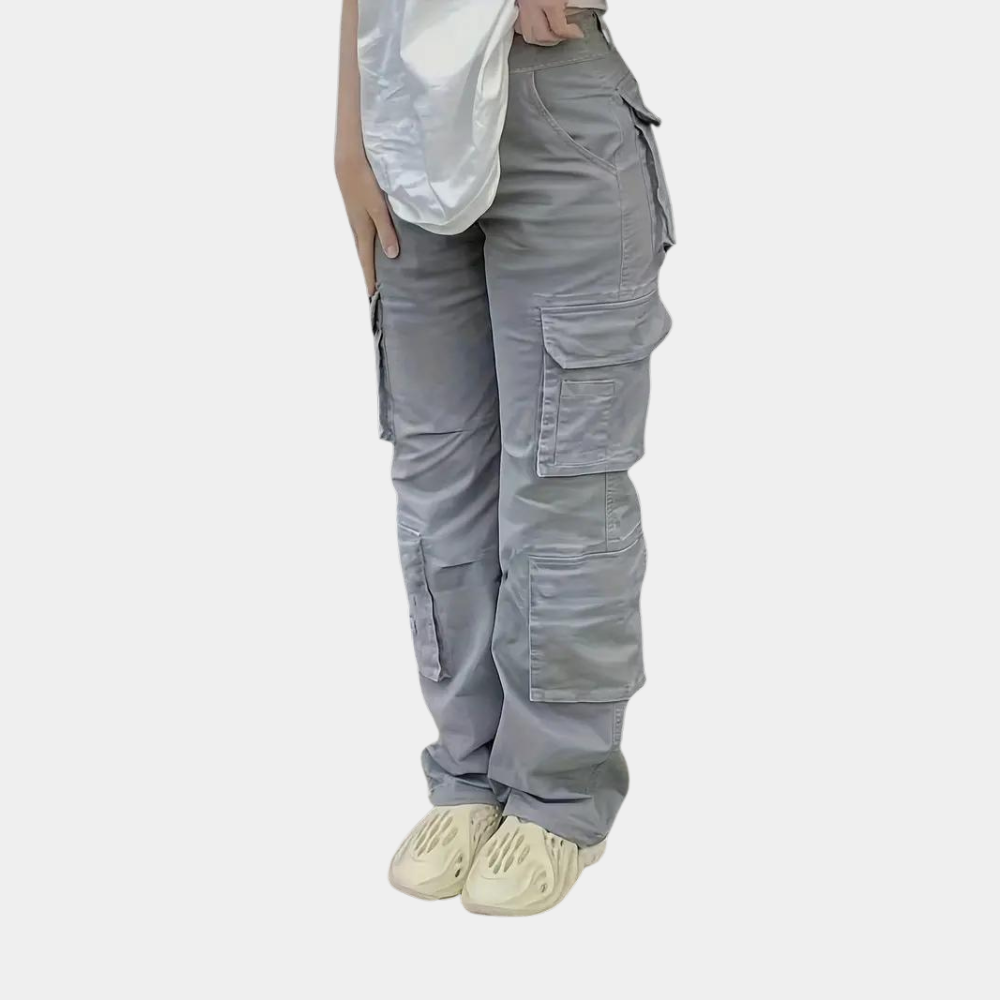 Mariva Dames Cargo Broek Recht Model met Zakken