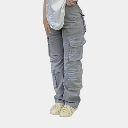 Mariva Dames Cargo Broek Recht Model met Zakken