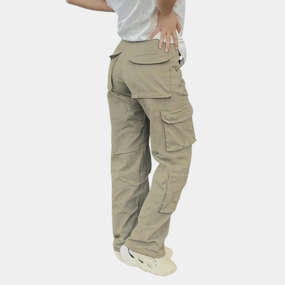 Mariva Dames Cargo Broek Recht Model met Zakken
