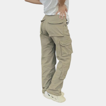 Mariva Dames Cargo Broek Recht Model met Zakken