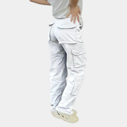 Mariva Dames Cargo Broek Recht Model met Zakken