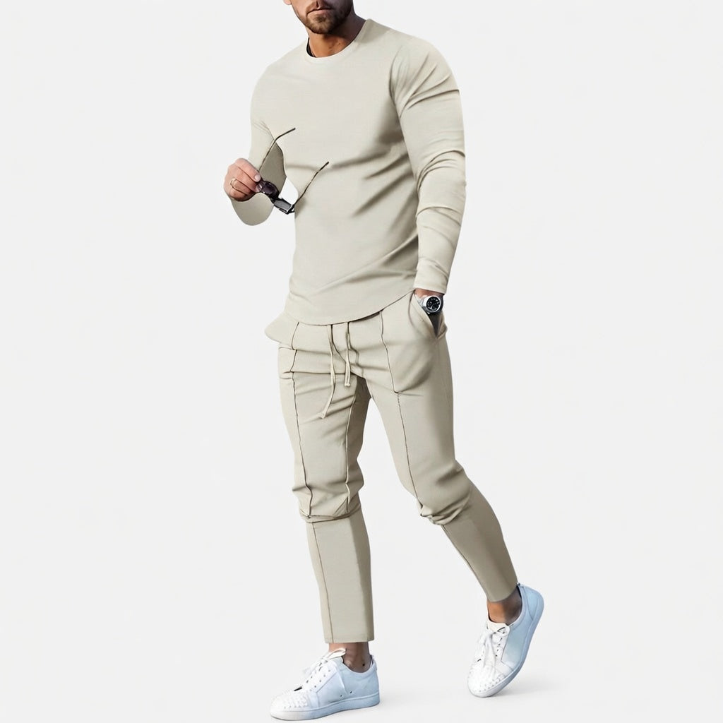 Norvian Heren Comfort Set met Elastische Taille en Relaxte Pasvorm