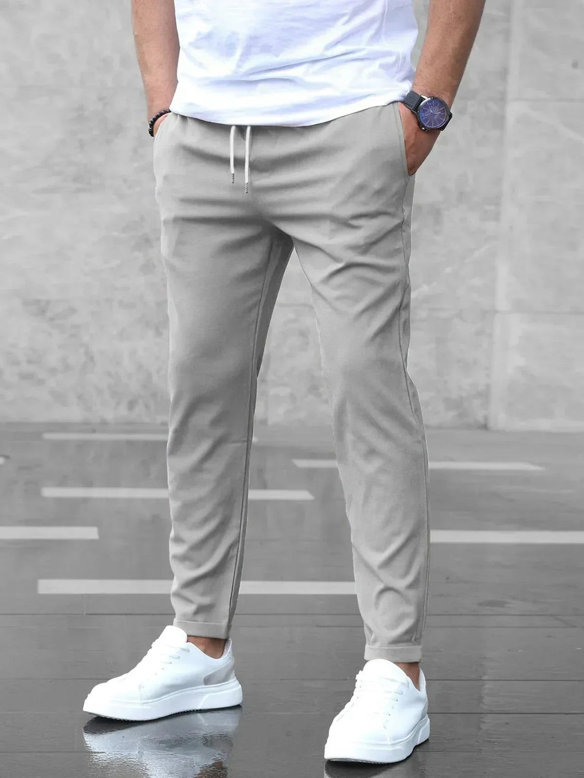 Milan Heren Joggingbroek – Slim Fit Sportieve Broek met Moderne Pasvorm