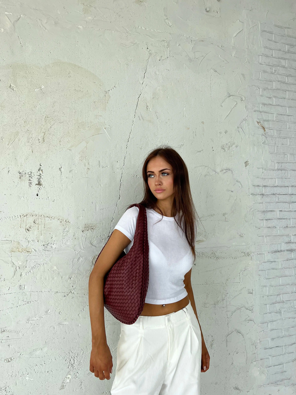 Bordeaux Leren Handtas – Elegante Dames Tas voor Elke Dag