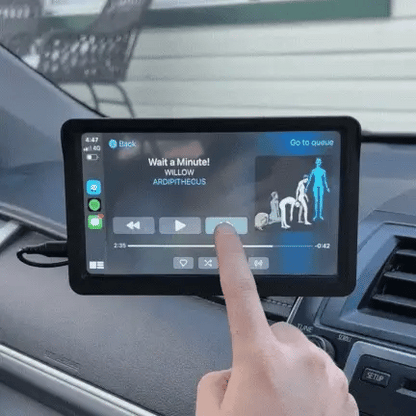 Draadloos Autodisplay met Navigatie en Handsfree Bediening